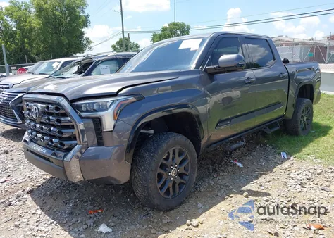 2023 Toyota Tundra Crewmax Platinum/Crewmax 1794 из США, поврежденный, VIN 5TFNA5DB1PX092216